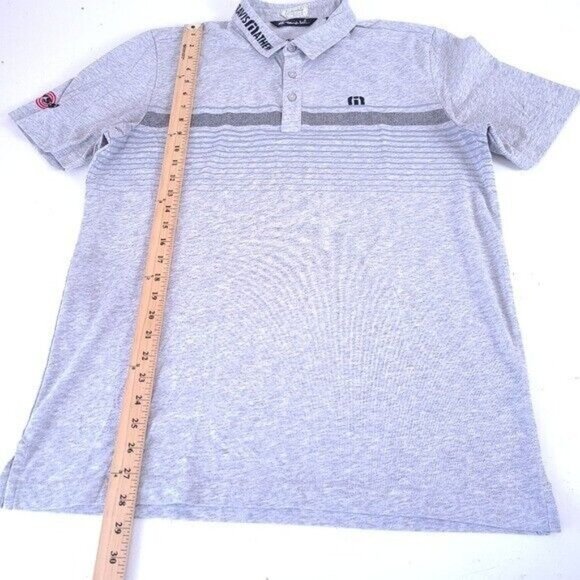 Travis Mathew Will Gordon Tour Issue Golf Pro Polo Shirt Size L - Picture 5 of 10